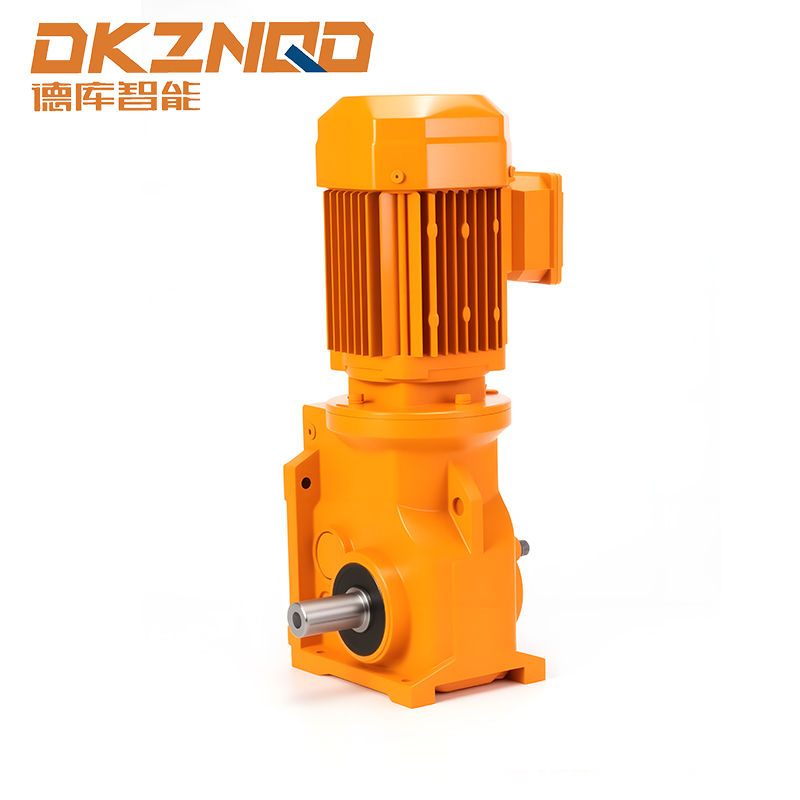 Motor Gear Worm Heliks Menegak Siri K dengan Motor AC Bersepadu