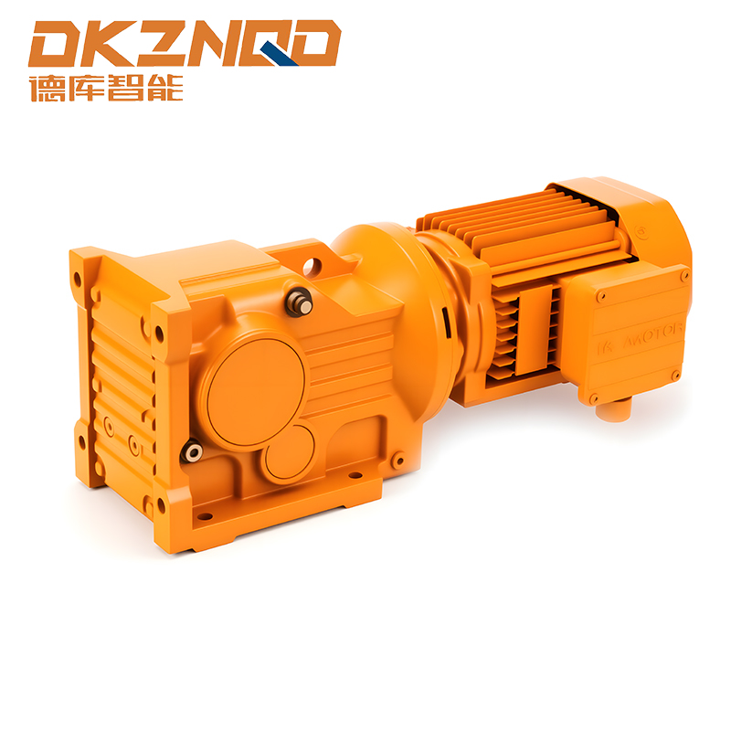K Series Foot Mounted Solid Shaft Sudut Kanan Gear Motor