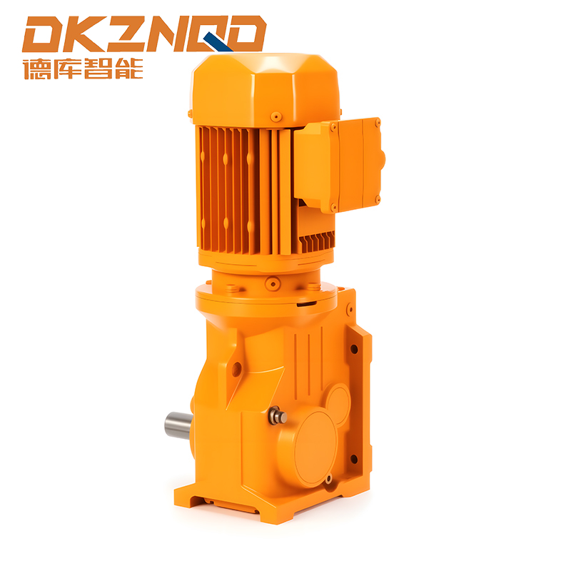 K Series Foot Mounted Solid Shaft Sudut Kanan Gear Motor