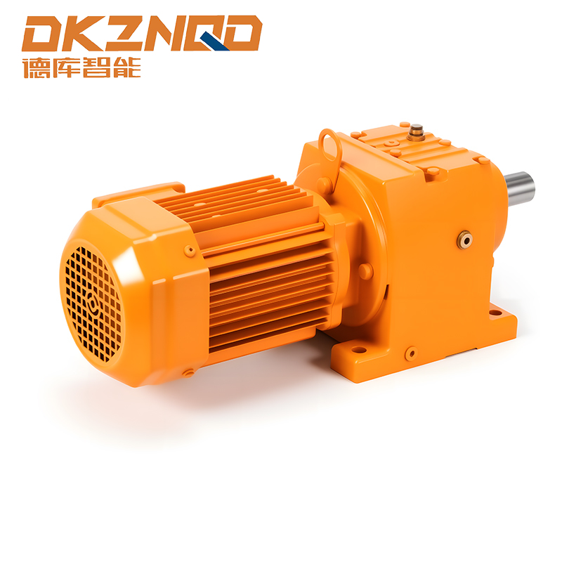 Pengurangan Kelajuan Gear Helical-Worm Siri R