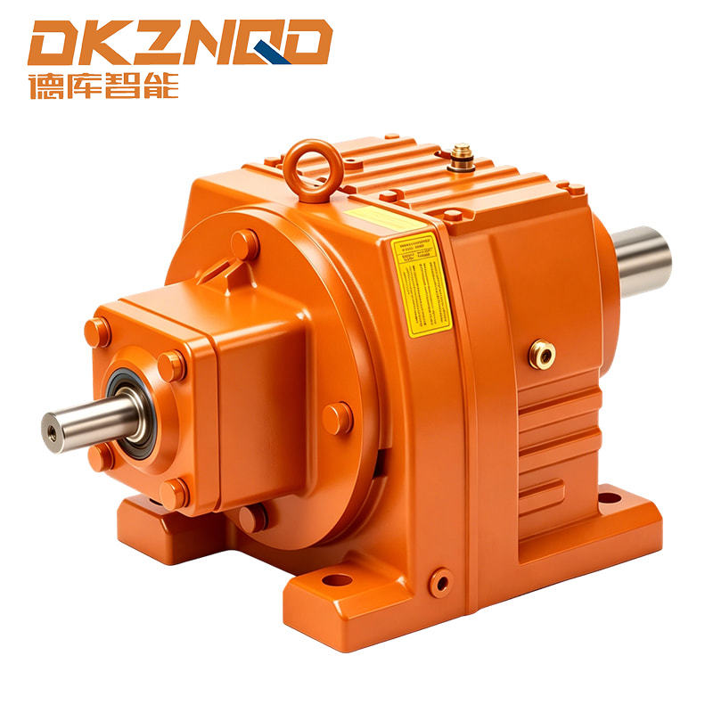 R RF RX Series Helical Solid Shaft Gearbox Unit Gear Reducer