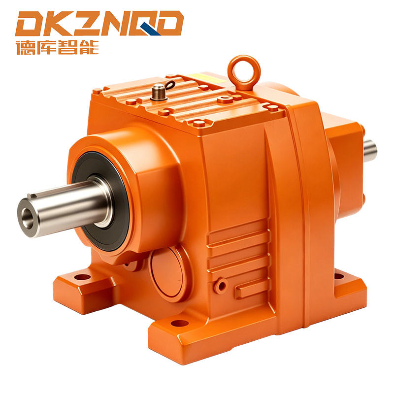 R RF RX Series Helical Solid Shaft Gearbox Unit Gear Reducer